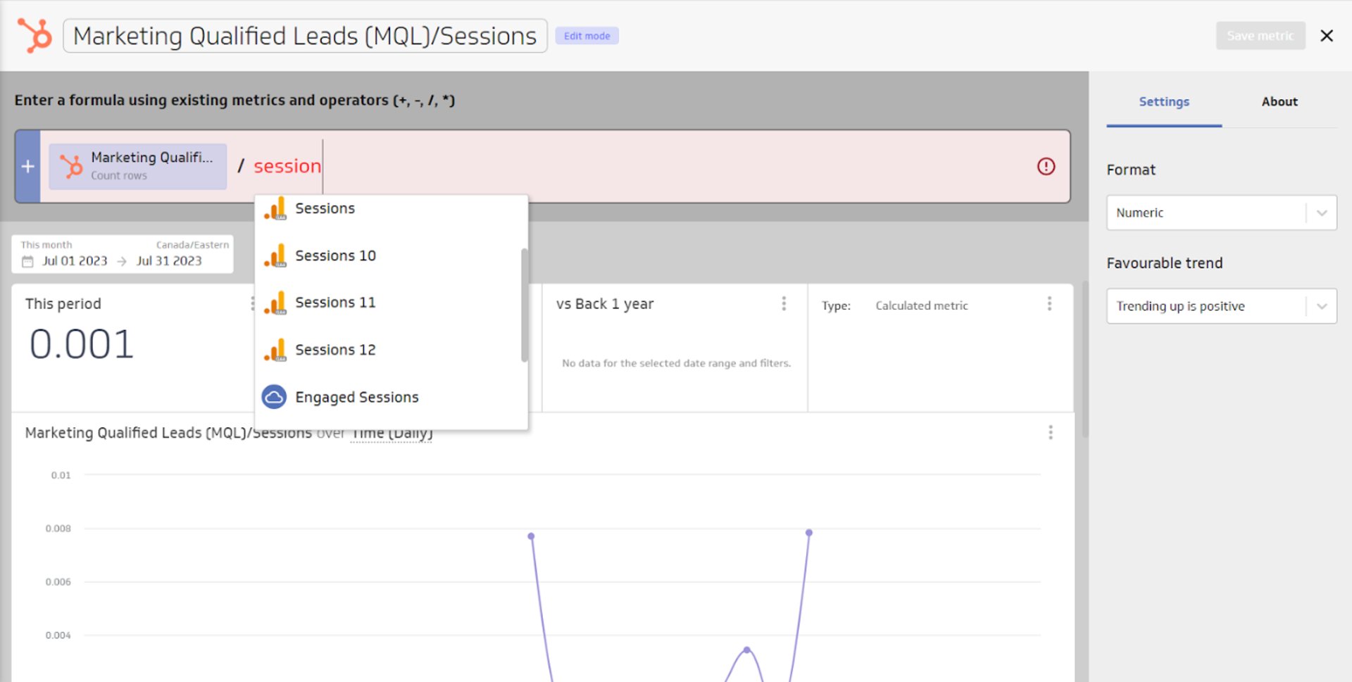 Calc Metrics   2